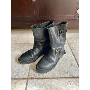 Polo Country Ralph Lauren Engineer Leather Boots 90s vtg RRL size 8D Motorcycle